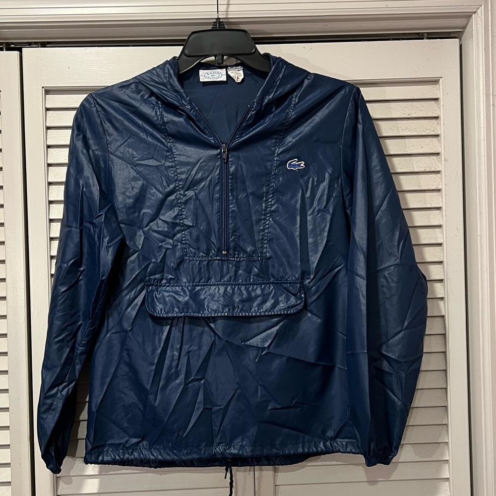 Vintage Izod Lacoste Windbreaker with hood
